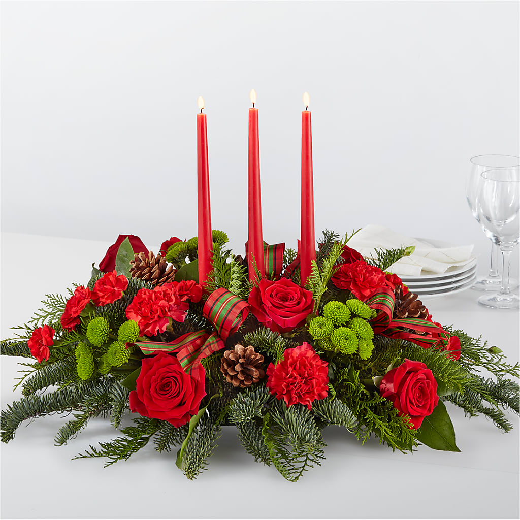 By the Candlelight Centerpiece – Garden Of Eden Florist Inc, Coplay PA
