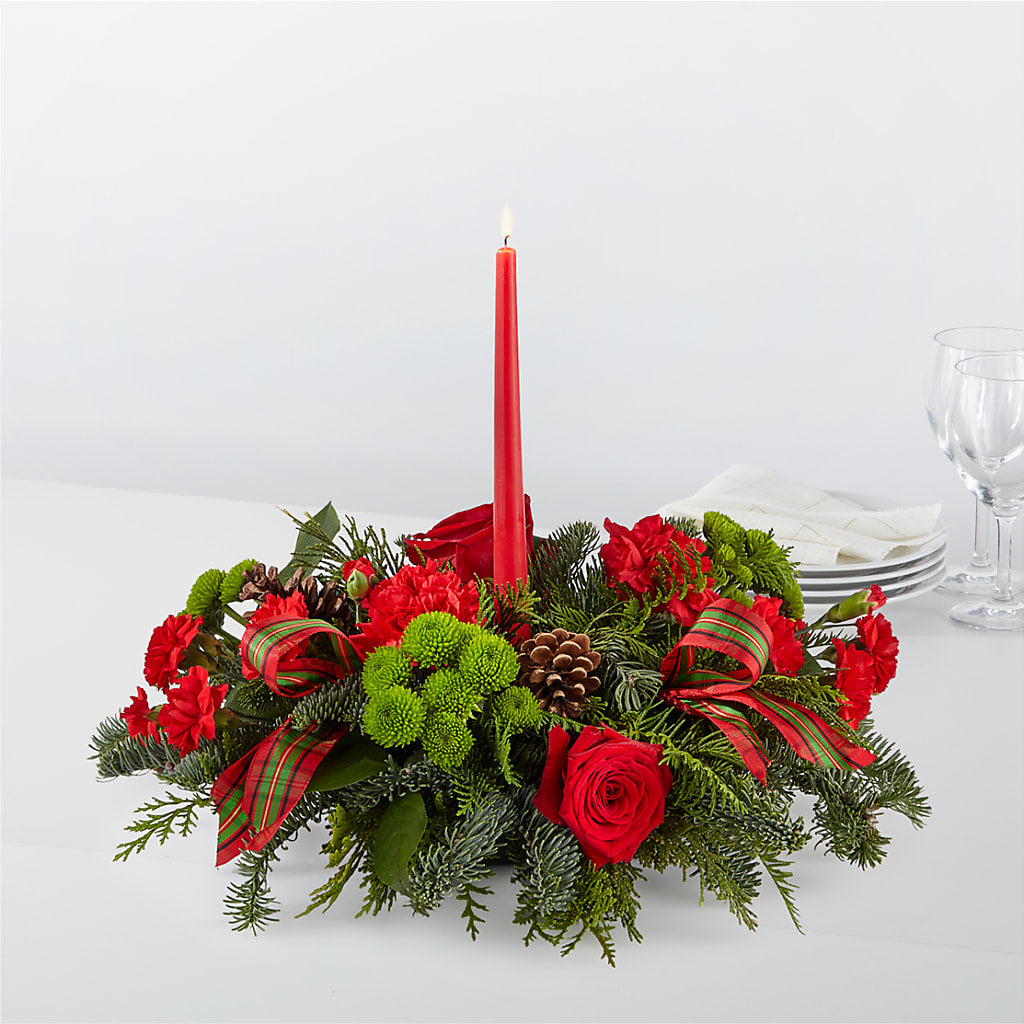 By the Candlelight Centerpiece – Garden Of Eden Florist Inc, Coplay PA