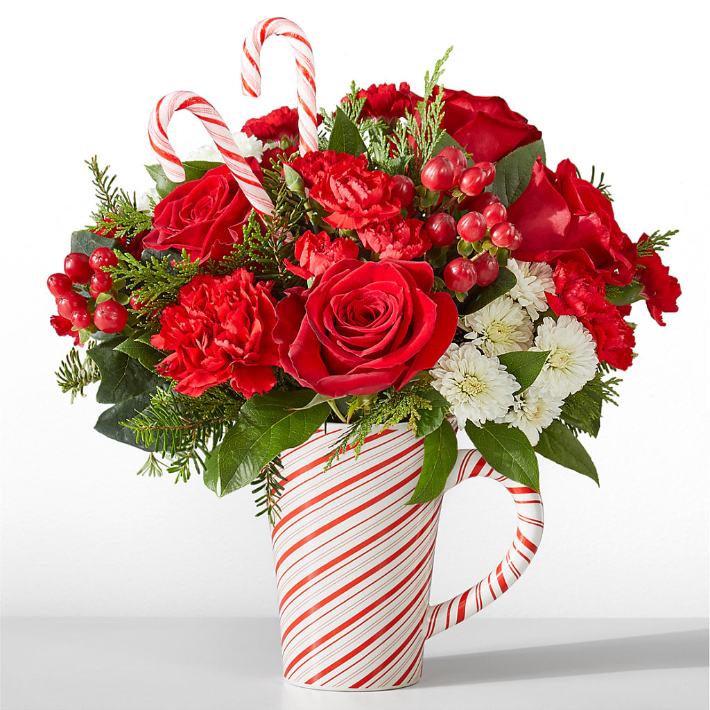 Peppermint Swirl Mug – Garden Of Eden Florist Inc, Coplay PA