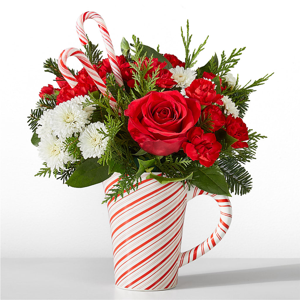 Peppermint Swirl Mug – Garden Of Eden Florist Inc, Coplay PA