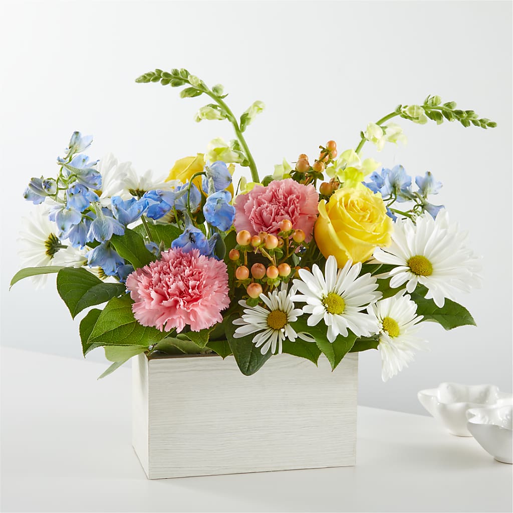 Sun Salutation Box Bouquet – Garden Of Eden Florist Inc, Coplay PA