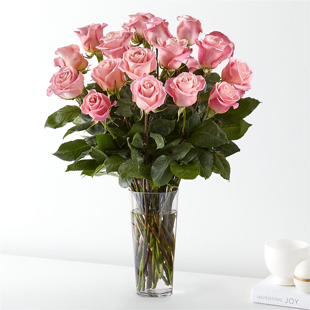 Long Stem Pink Rose Bouquet – Garden Of Eden Florist Inc, Coplay PA