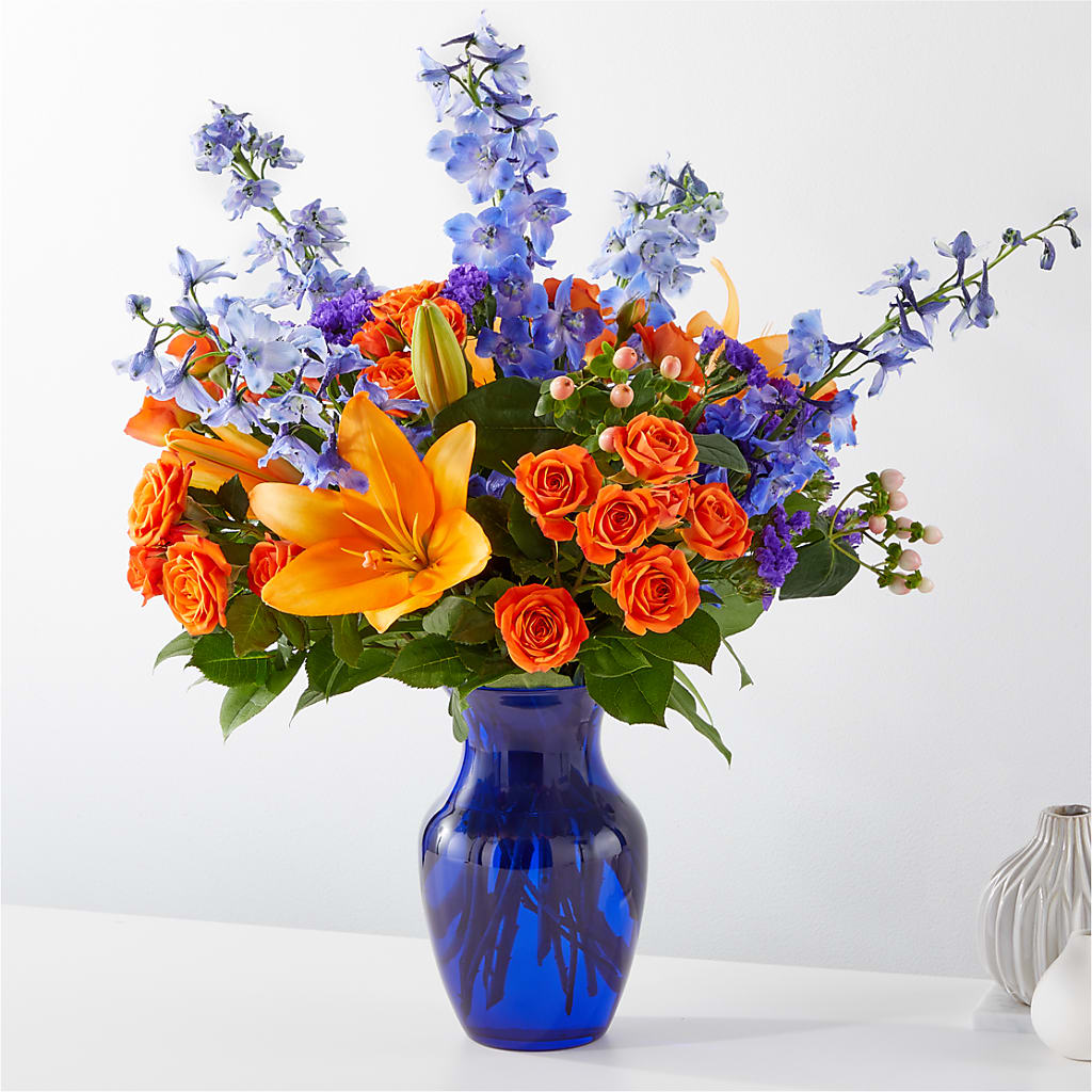 Radiant Citrus Bouquet – Garden Of Eden Florist Inc, Coplay PA