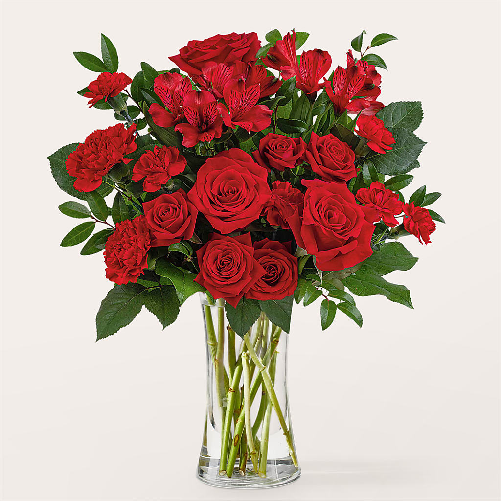 Brilliant Ruby Bouquet – Garden Of Eden Florist Inc, Coplay PA