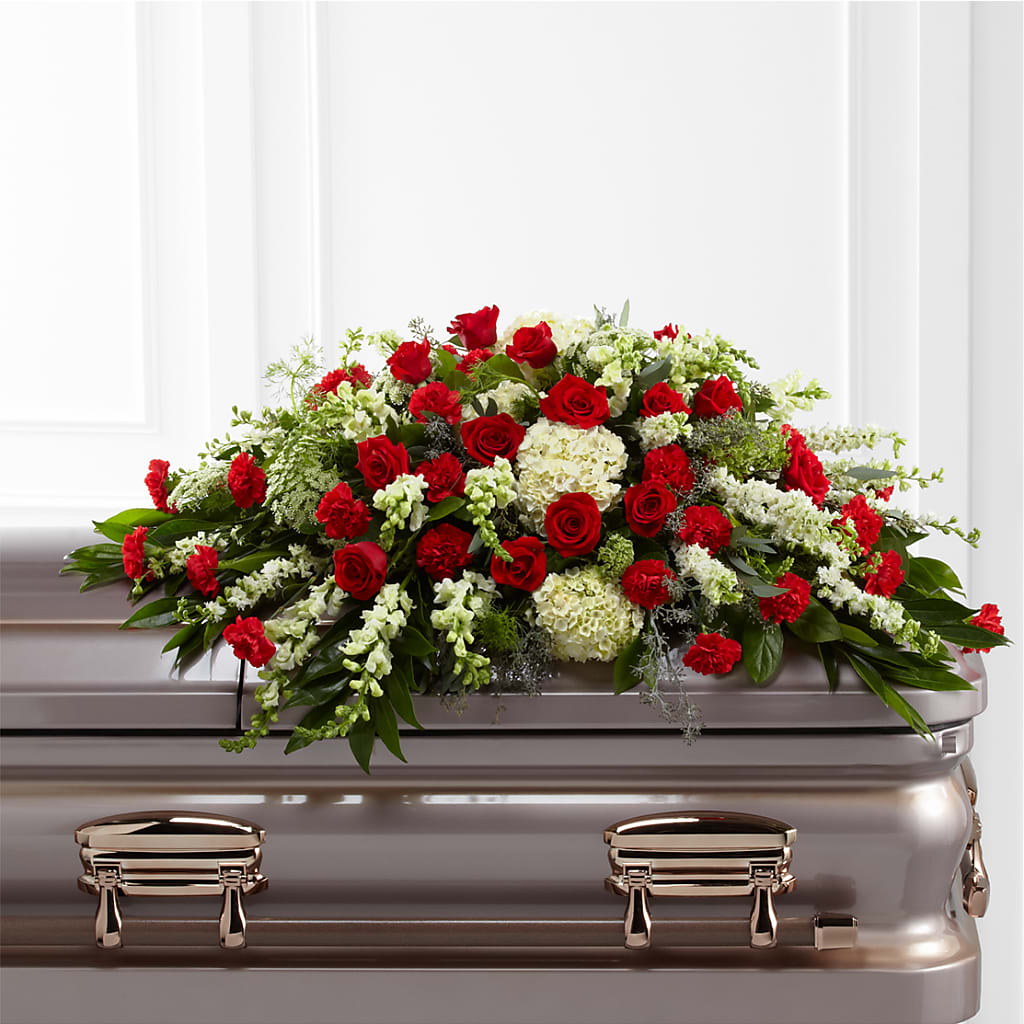 Sincerity Casket Spray – Garden Of Eden Florist Inc, Coplay PA
