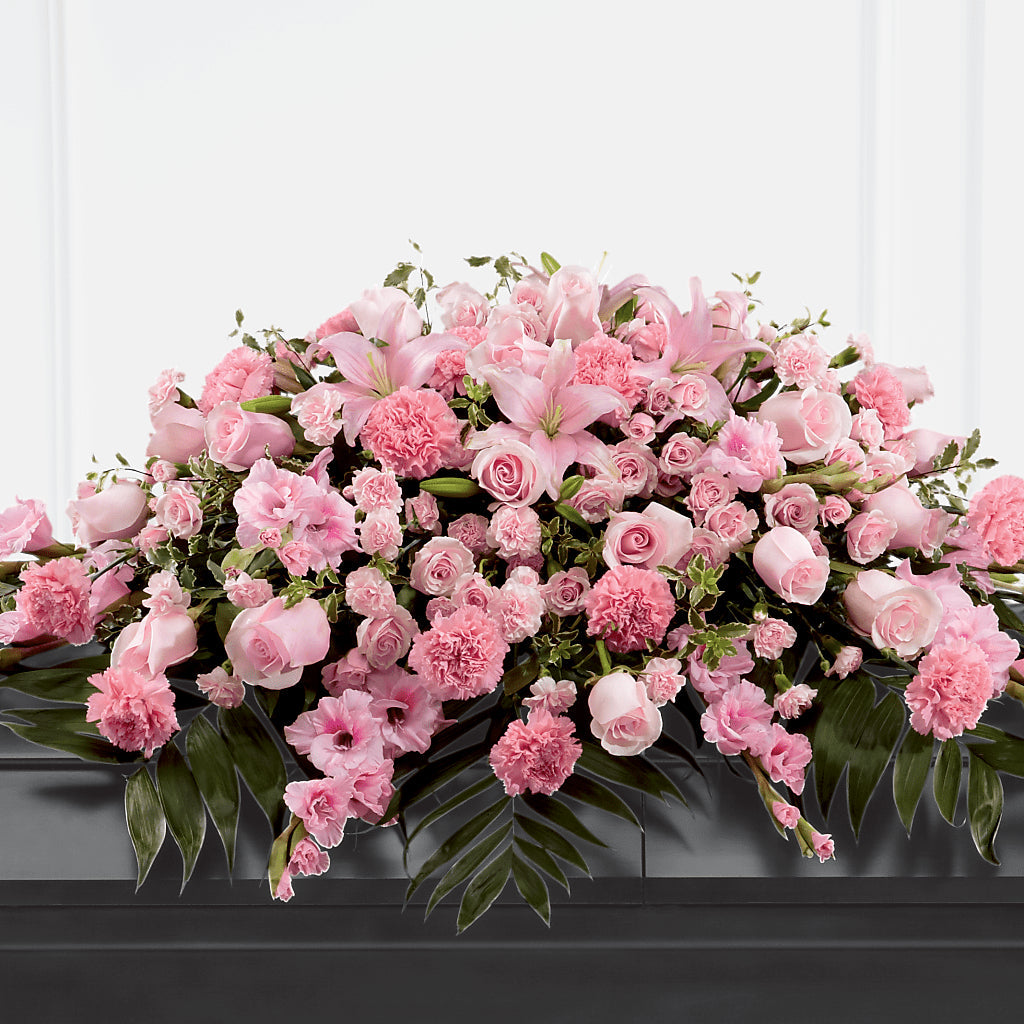 Garden of Comfort Casket Spray (Standard) – Garden Of Eden Florist Inc, Coplay PA