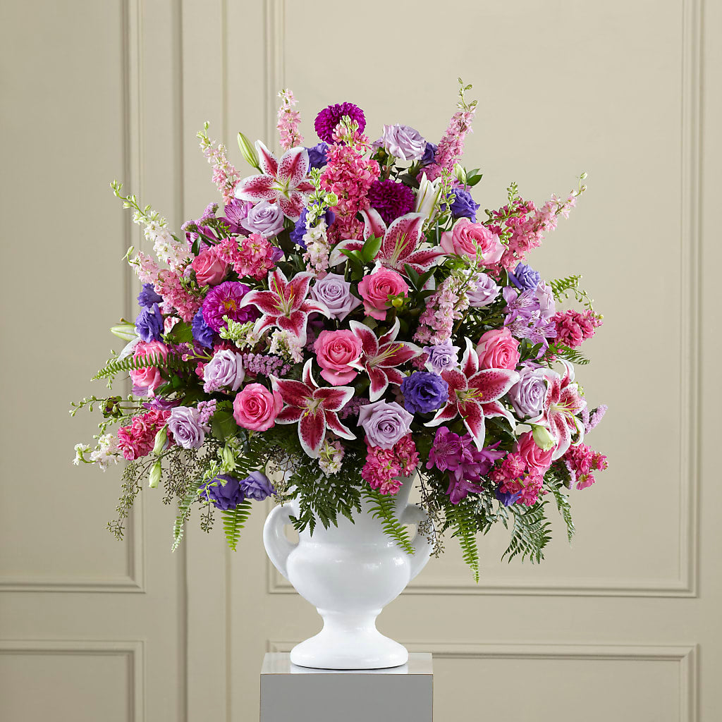 Peaceful Tribute Arrangement – Garden Of Eden Florist Inc, Coplay PA