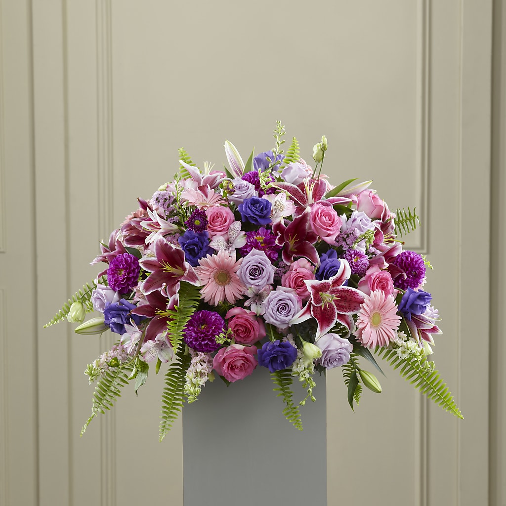 Fare Thee Well Pedestal – Garden Of Eden Florist Inc, Coplay PA