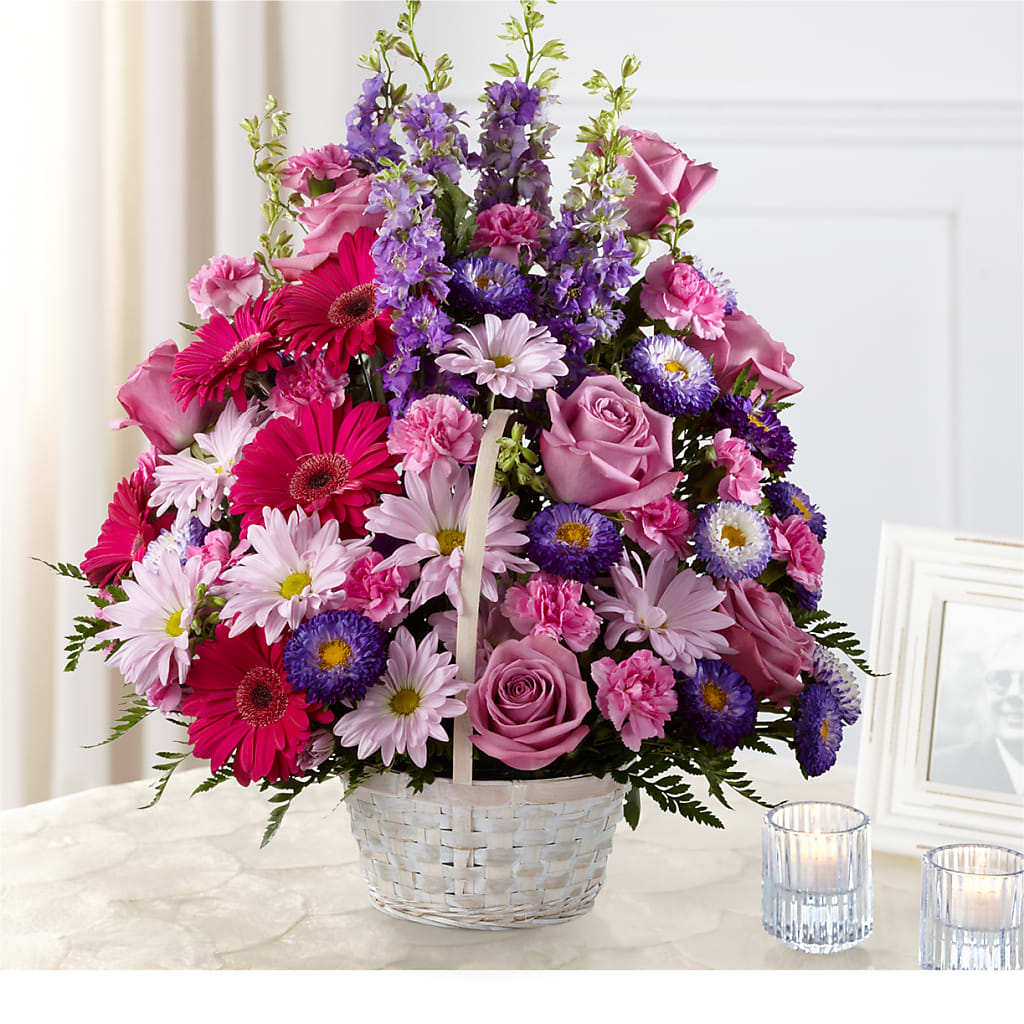 Pastel Peace Basket – Garden Of Eden Florist Inc, Coplay PA