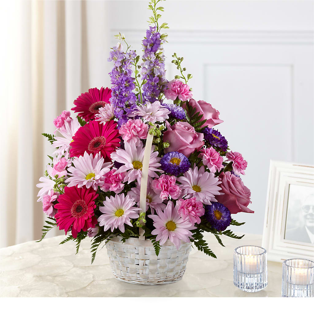 Pastel Peace Basket – Garden Of Eden Florist Inc, Coplay PA