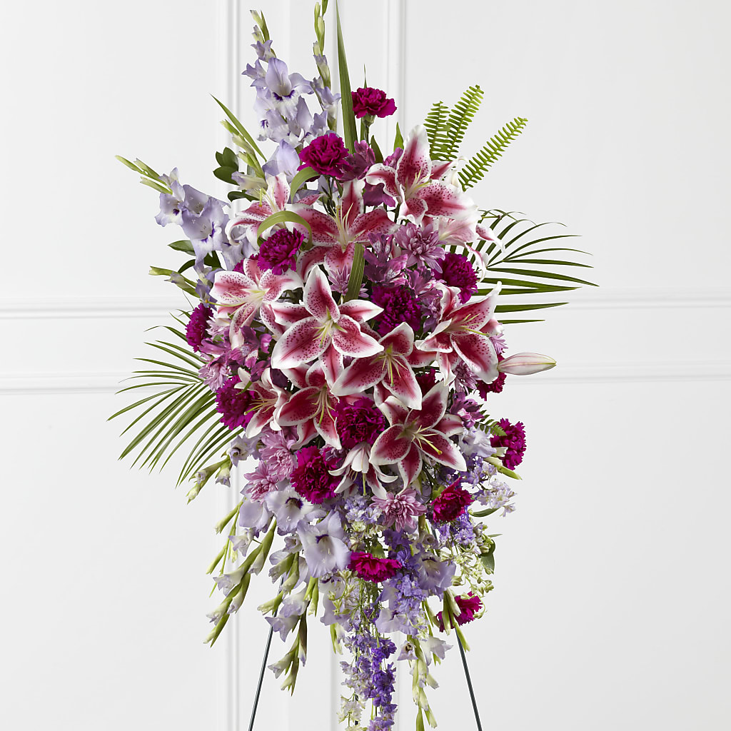 Tender Touch Standing Spray – Garden Of Eden Florist Inc, Coplay PA