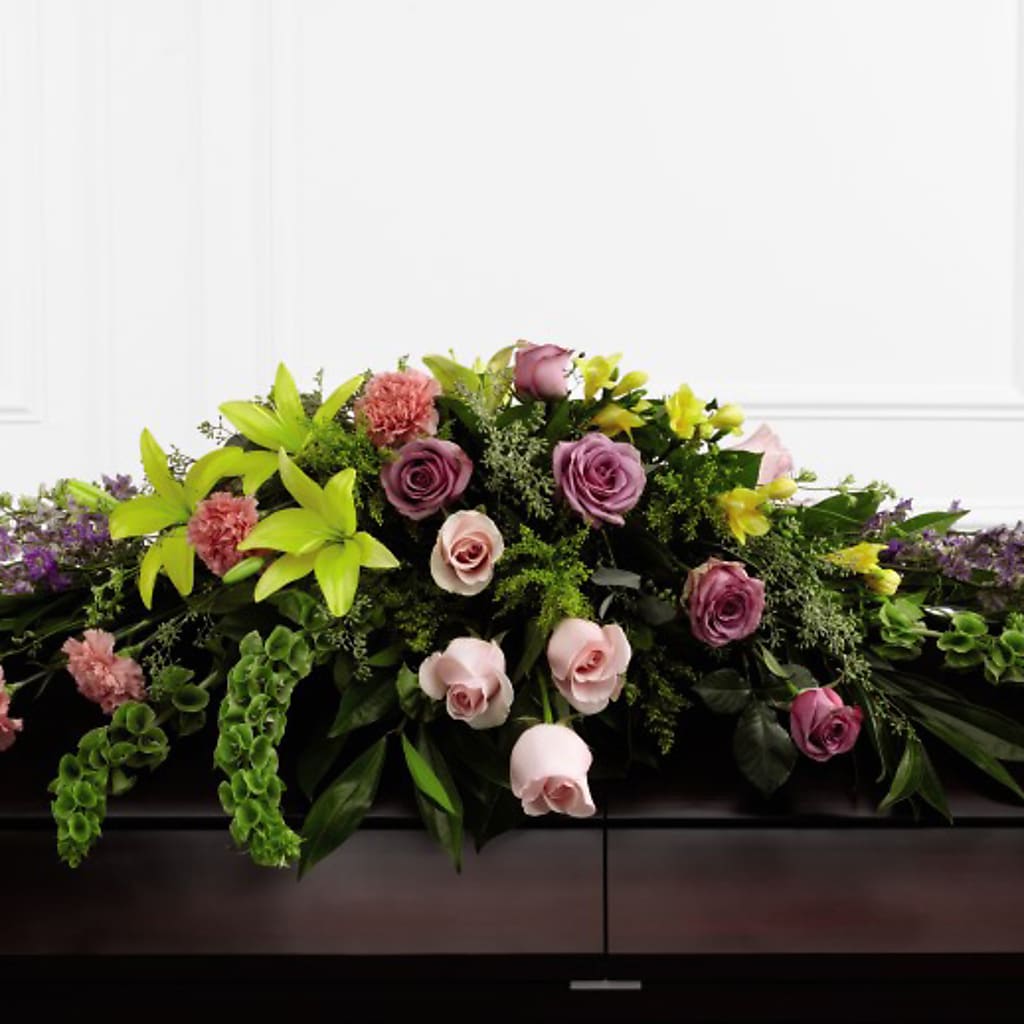Forever Beloved Casket Spray – Garden Of Eden Florist Inc, Coplay PA
