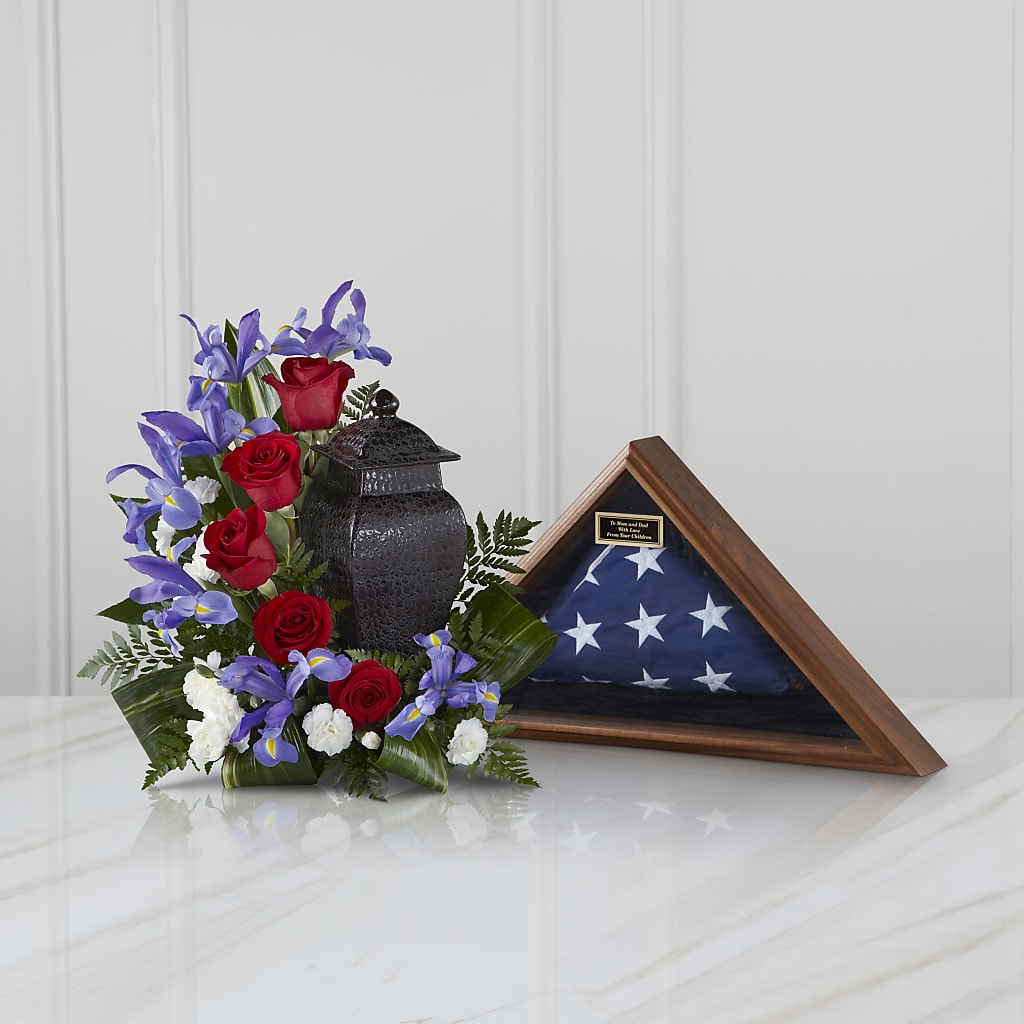 Patriotic Tribute Arrangement – Garden Of Eden Florist Inc, Coplay PA