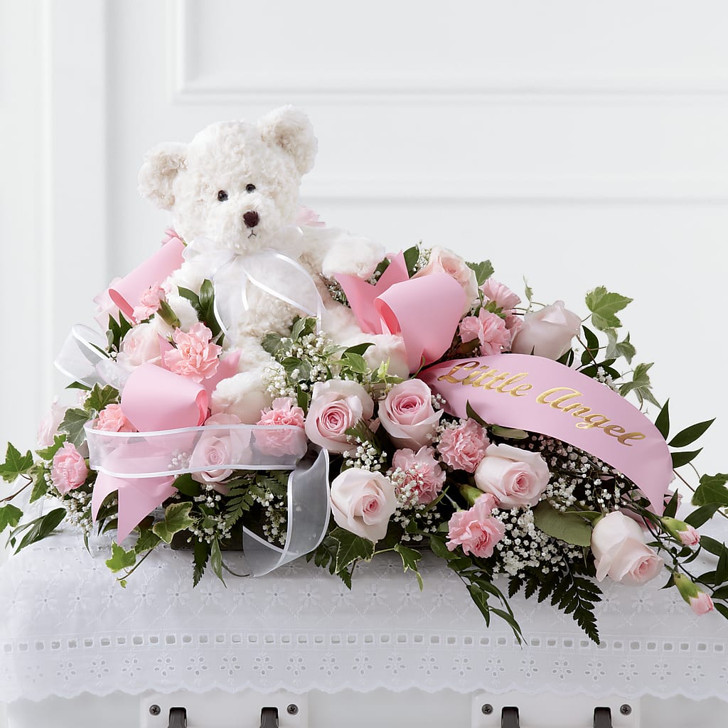 Touch of Sympathy Casket Spray – Garden Of Eden Florist Inc, Coplay PA