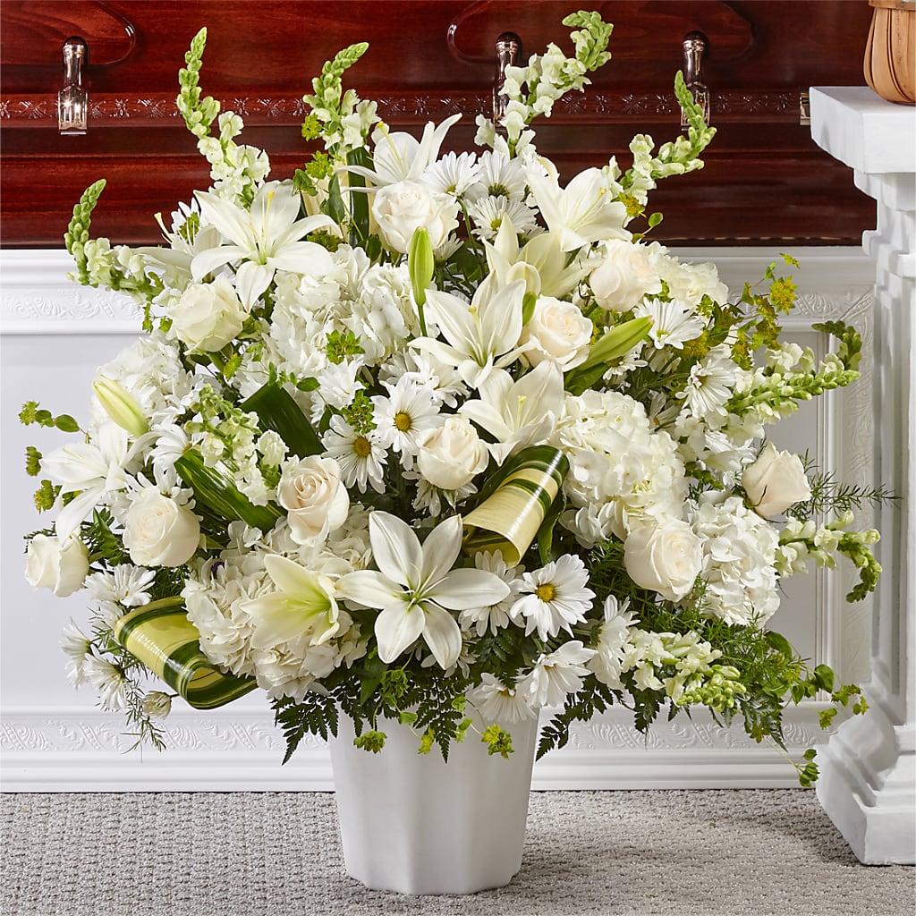 Thoughts of Tranquility Floor Basket – Garden Of Eden Florist Inc, Coplay PA