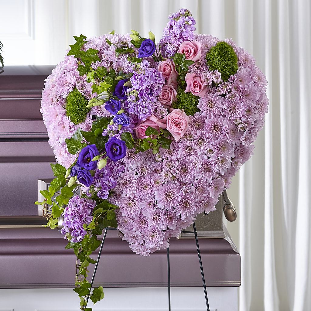 Treasured Love Standing Heart – Garden Of Eden Florist Inc, Coplay PA