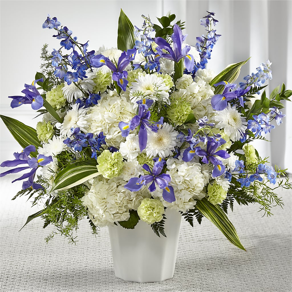 Soft Serenity Floor Basket – Garden Of Eden Florist Inc, Coplay PA