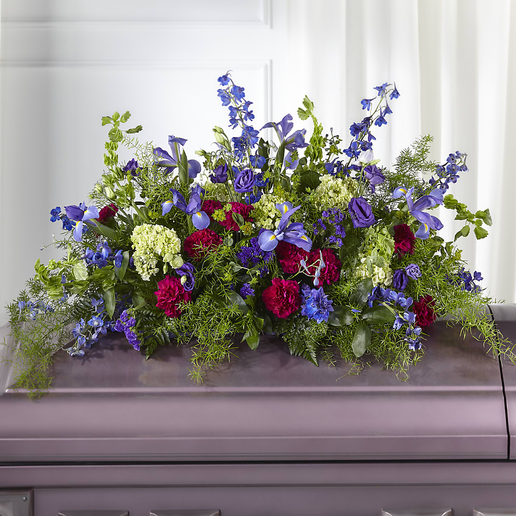 Always Treasured Casket Spray – Garden Of Eden Florist Inc, Coplay PA