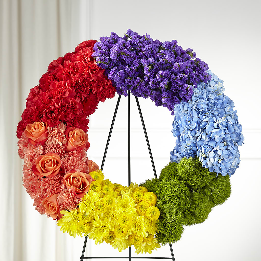 Circle of Love Wreath – Garden Of Eden Florist Inc, Coplay PA