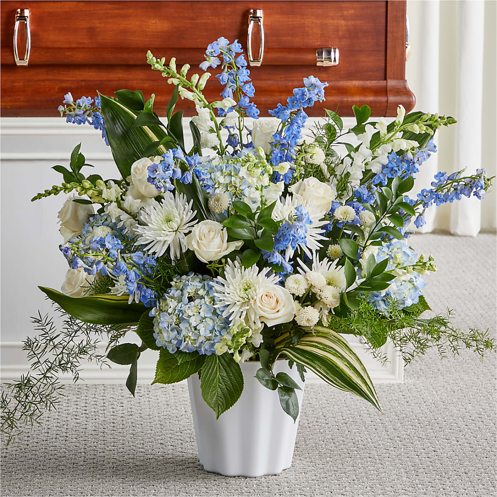 Everlasting Memories Floor Basket – Garden Of Eden Florist Inc, Coplay PA