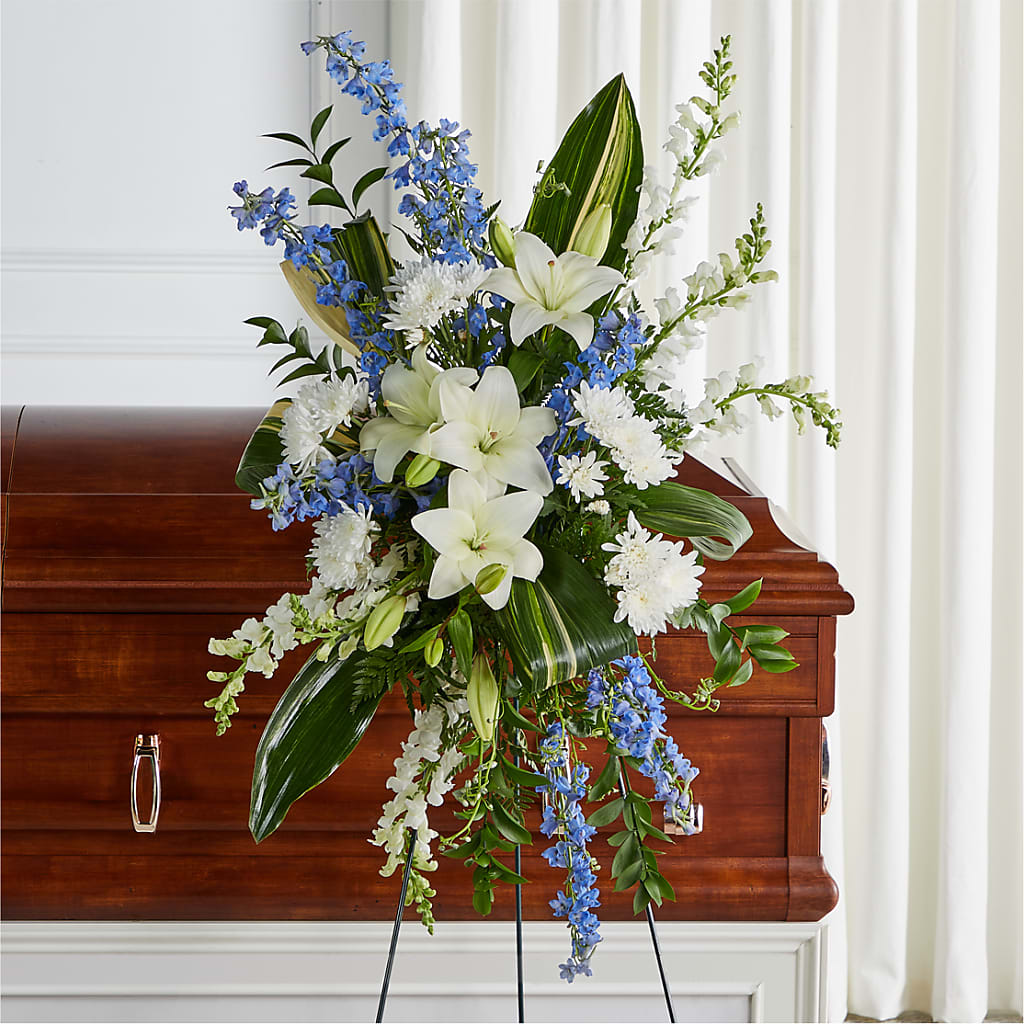 Eternal Impressions Standing Spray – Garden Of Eden Florist Inc, Coplay PA