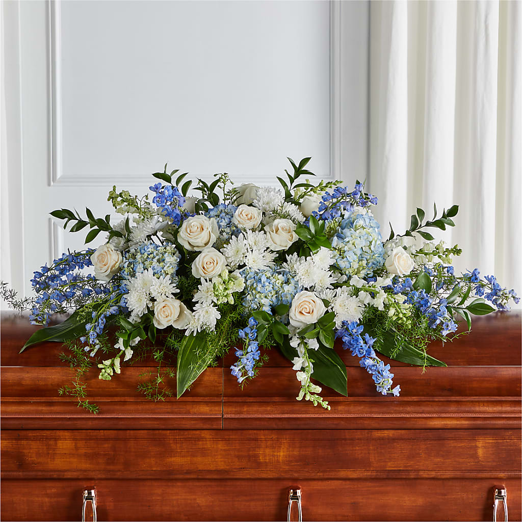 Timeless Essence Casket Spray – Garden Of Eden Florist Inc, Coplay PA