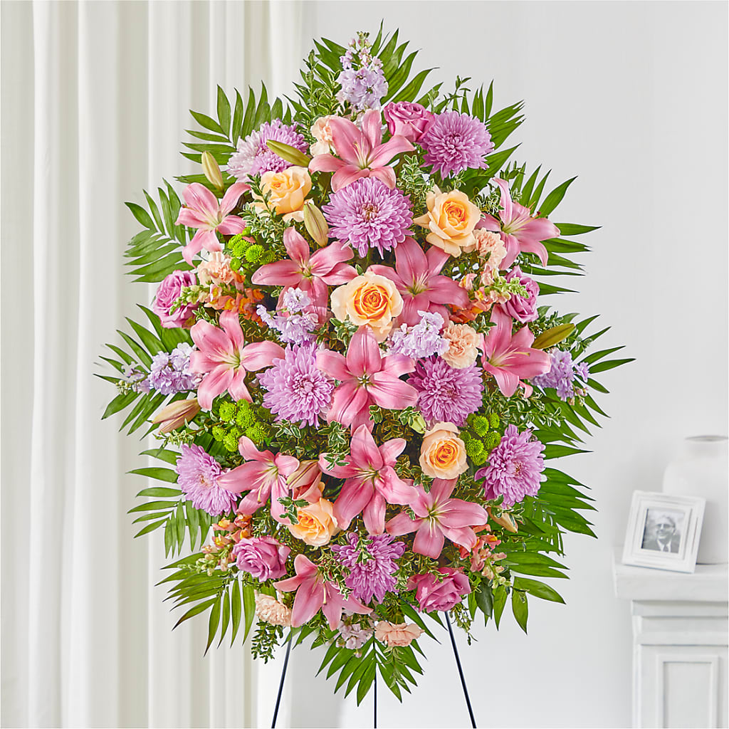 Love & Light Standing Spray – Garden Of Eden Florist Inc, Coplay PA