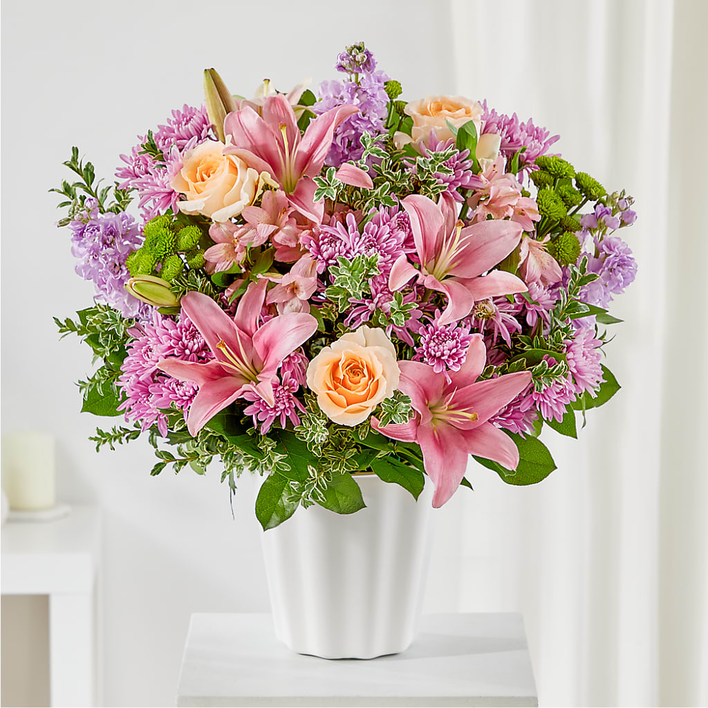 Supportive Embrace Tabletop Basket – Garden Of Eden Florist Inc, Coplay PA