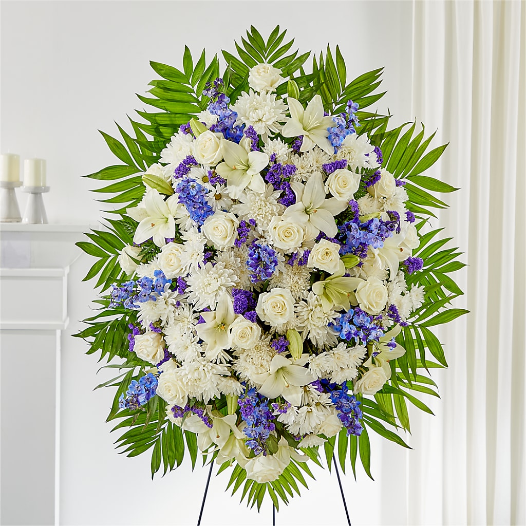 At Rest Standing Spray – Garden Of Eden Florist Inc, Coplay PA