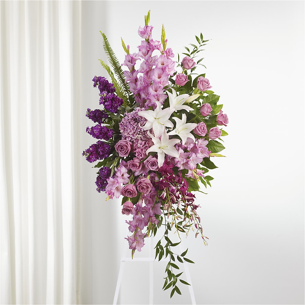 Never Alone Standing Spray – Garden Of Eden Florist Inc, Coplay PA