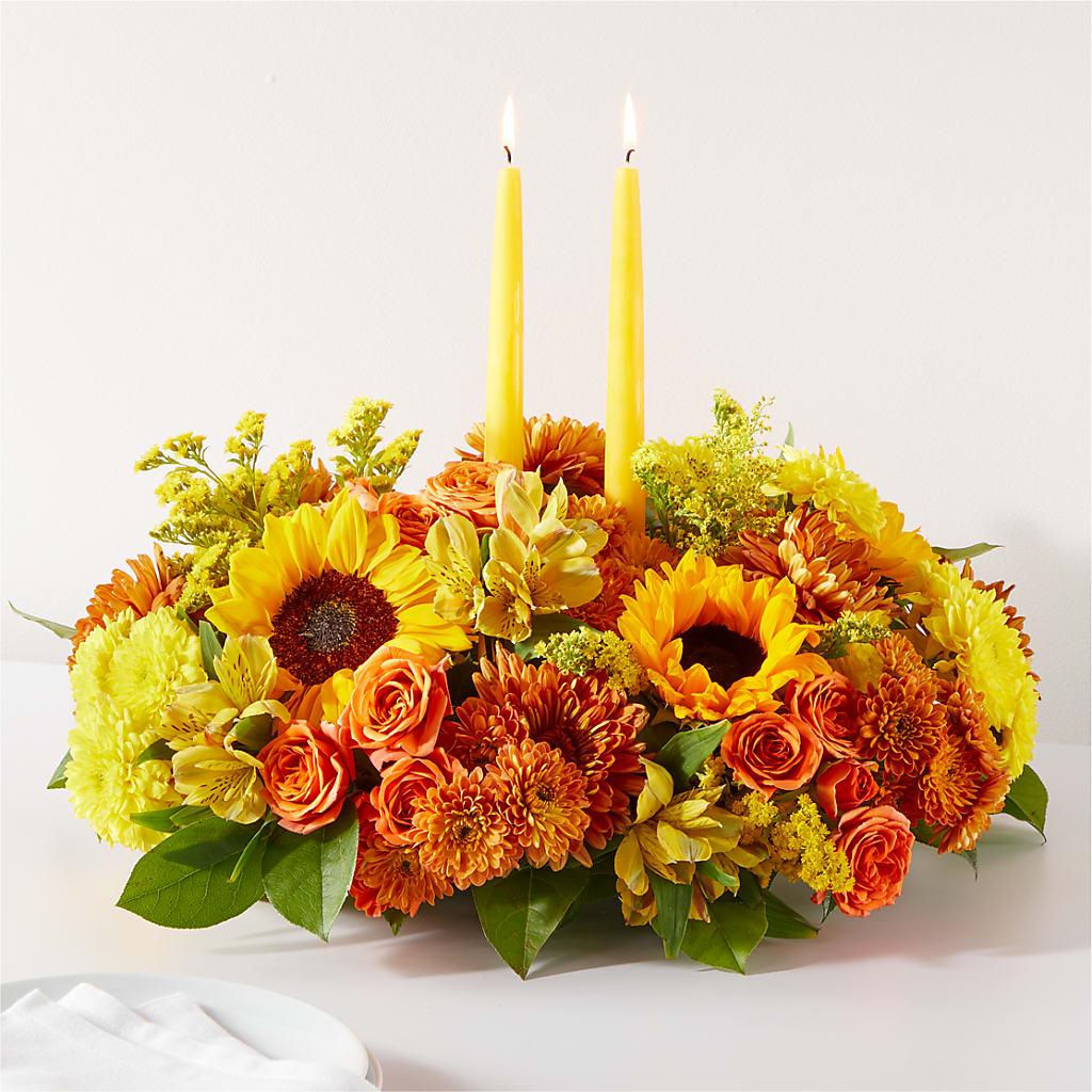 Autumn Harmony Centerpiece – Garden Of Eden Florist Inc, Coplay PA