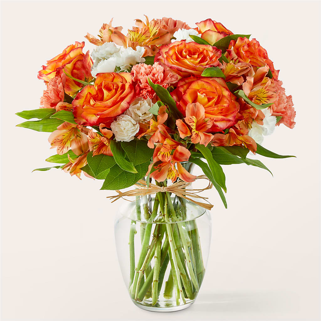 Apricot Glow Bouquet – Garden Of Eden Florist Inc, Coplay PA