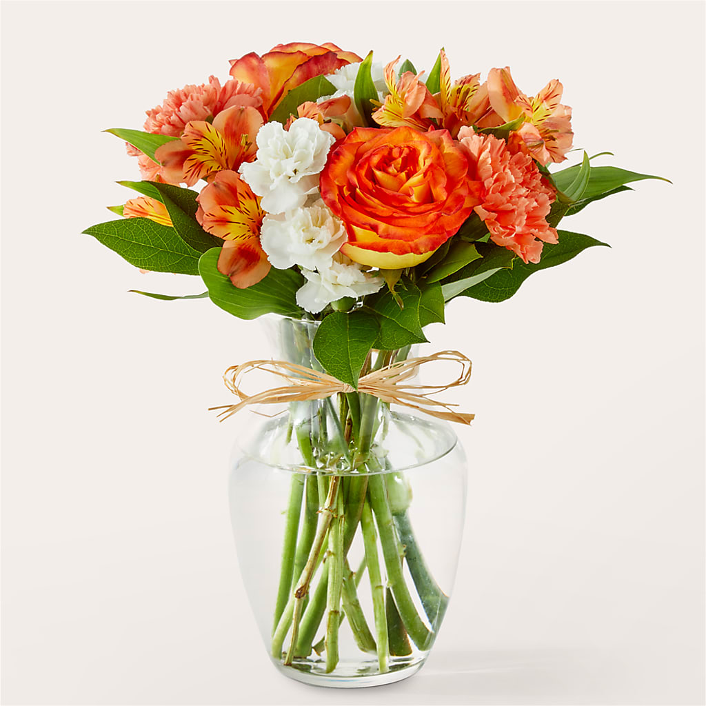Apricot Glow Bouquet – Garden Of Eden Florist Inc, Coplay PA