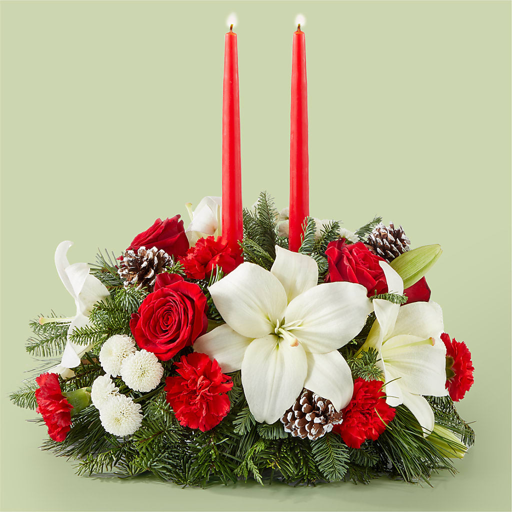 Seasonal Festivities Centerpiece – Garden Of Eden Florist Inc, Coplay PA