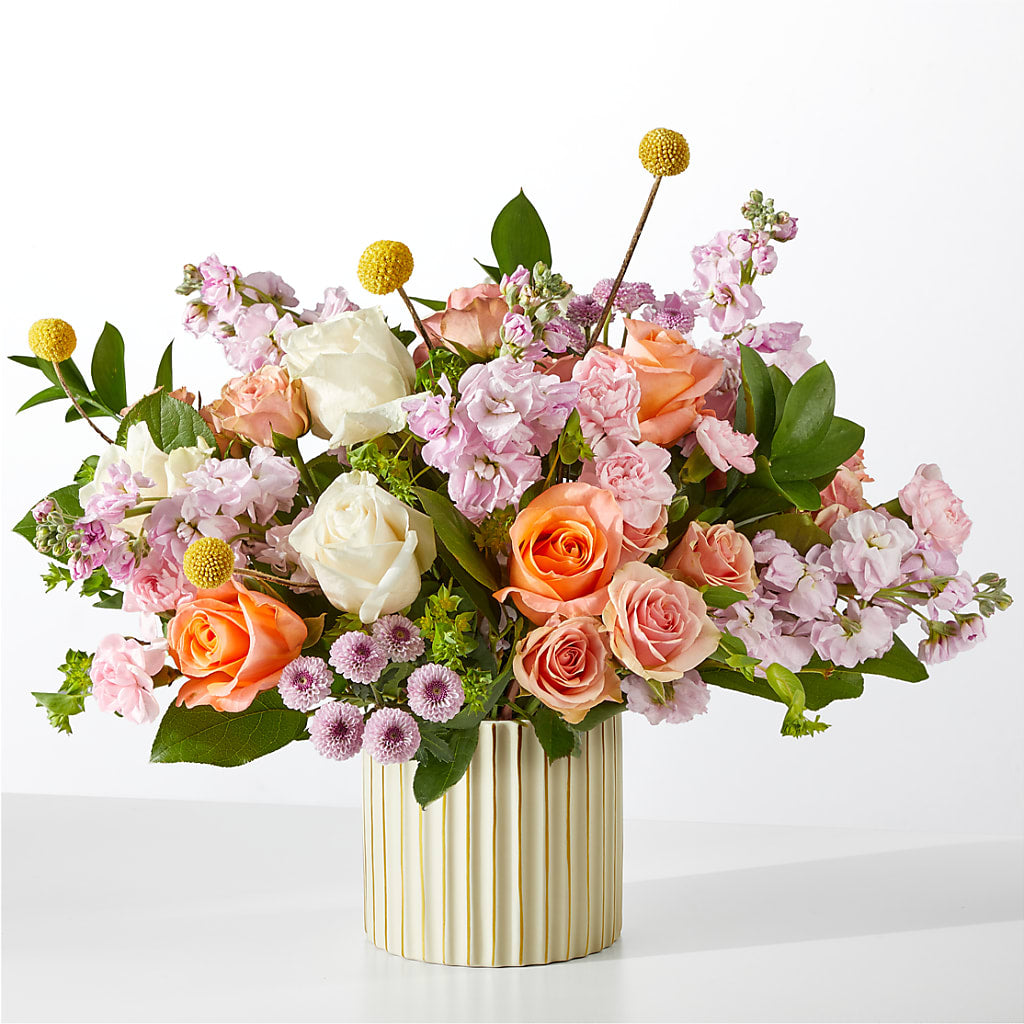 French Market Bouquet with Ivory Vase – Garden Of Eden Florist Inc, Coplay PA