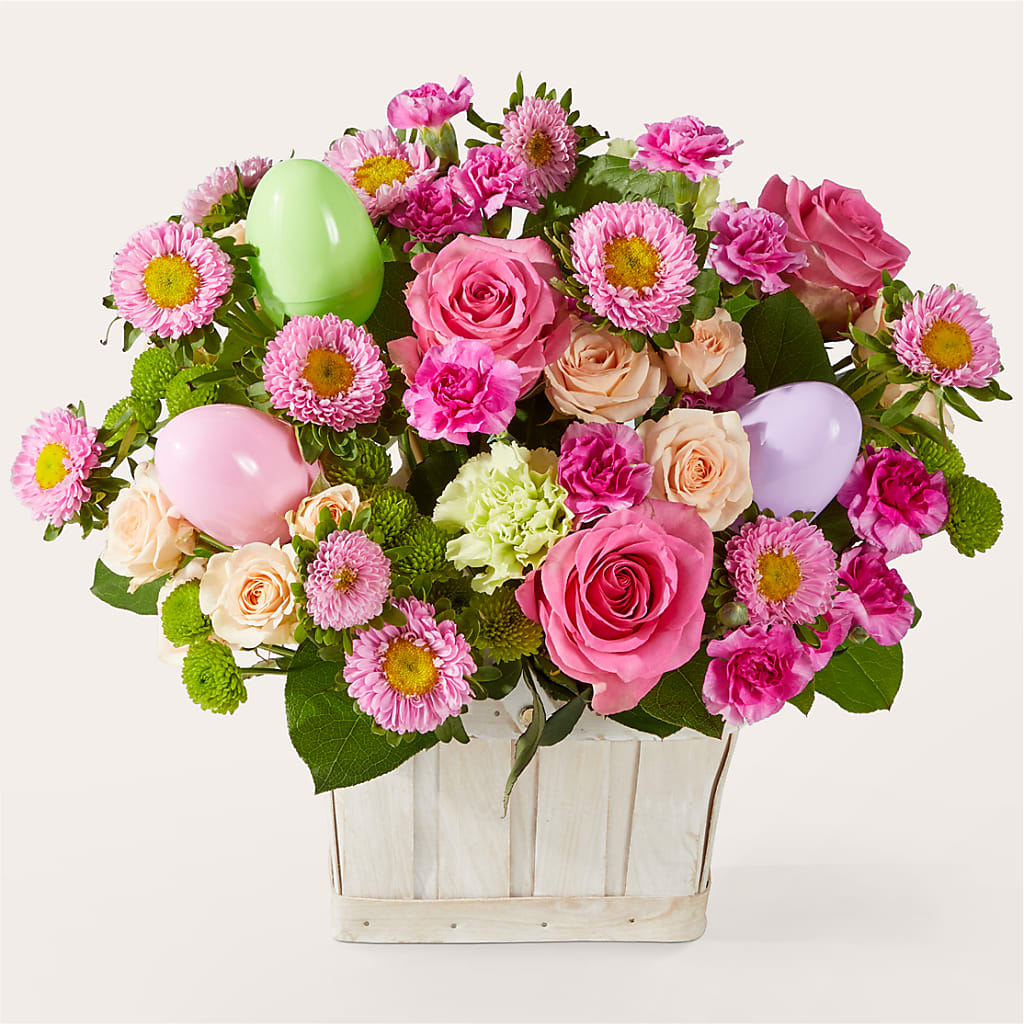 Get Eggcited Basket – Garden Of Eden Florist Inc, Coplay PA