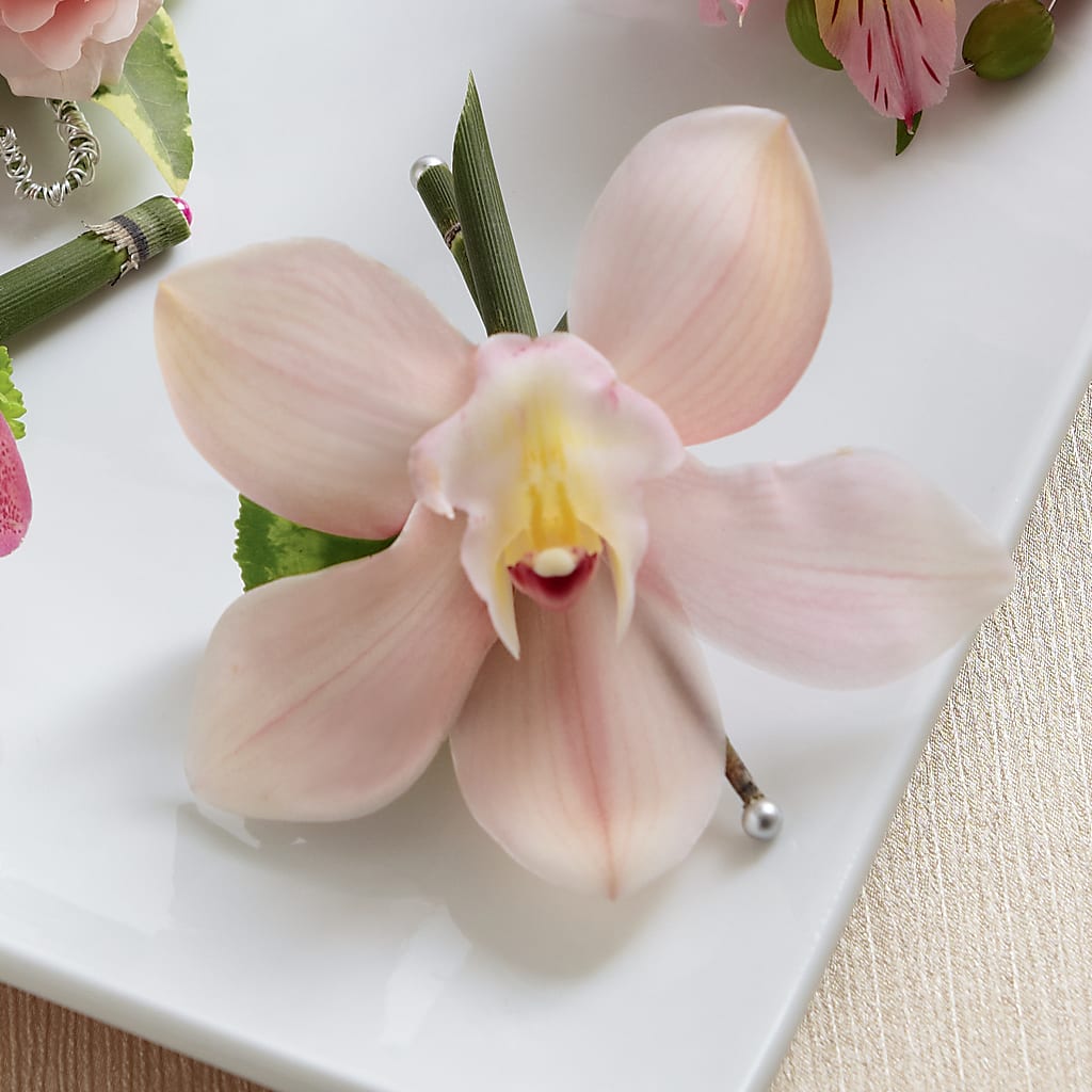 Pink Cymbidium Boutonniere – Garden Of Eden Florist Inc, Coplay PA