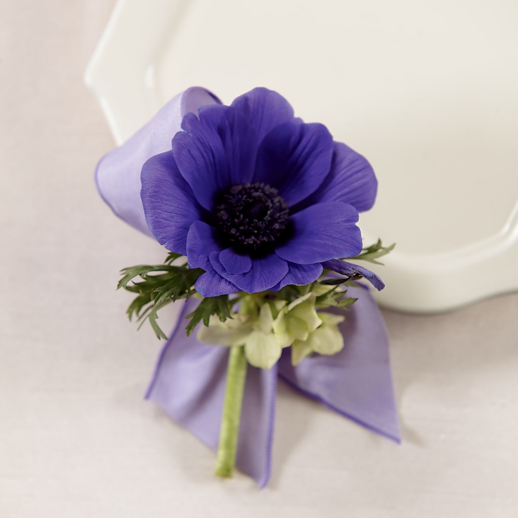 Purple Passion Boutonniere – Garden Of Eden Florist Inc, Coplay PA