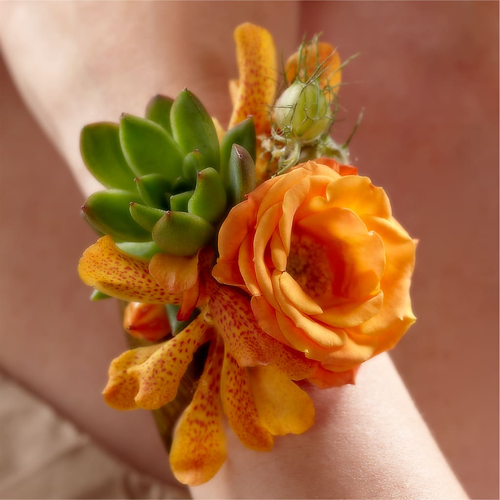 Irresistible Love Wrist Corsage – Garden Of Eden Florist Inc, Coplay PA
