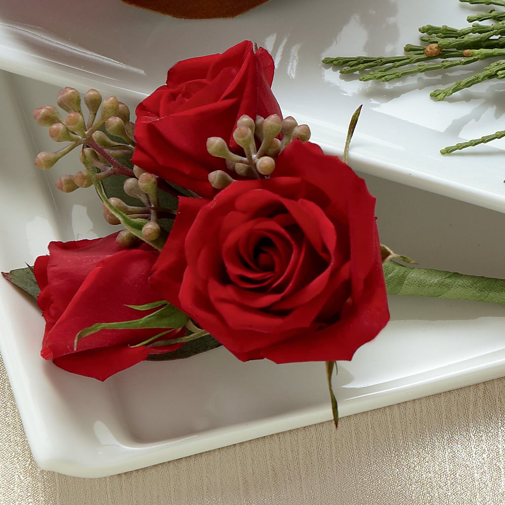 Red Spray Rose Boutonniere – Garden Of Eden Florist Inc, Coplay PA