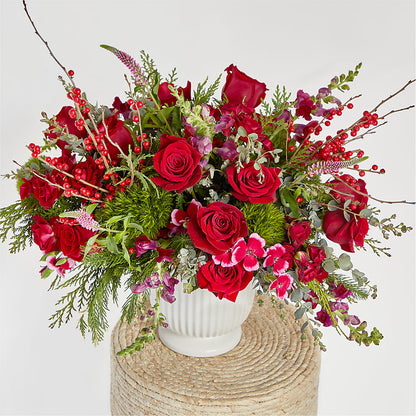 Big Red Bow Bouquet –  Garden Of Eden Florist Inc, Coplay PA