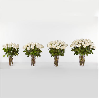 Long Stem White Rose Bouquet –  Garden Of Eden Florist Inc, Coplay PA