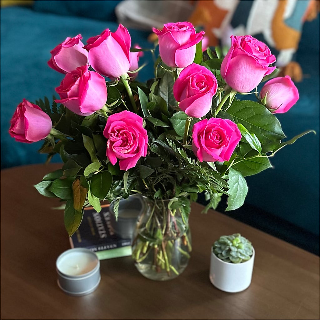 Long Stem Pink Rose Bouquet –  Garden Of Eden Florist Inc, Coplay PA