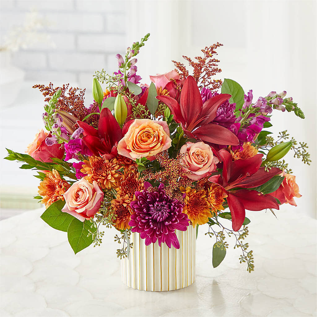 Burgundy Landscape Bouquet –  Garden Of Eden Florist Inc, Coplay PA