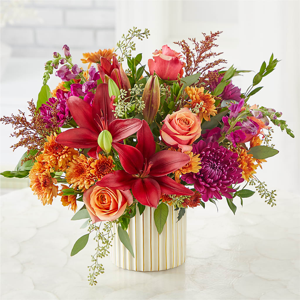 Burgundy Landscape Bouquet –  Garden Of Eden Florist Inc, Coplay PA