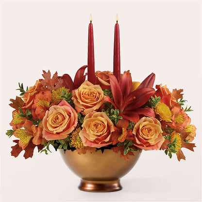 Harvest Table Centerpiece –  Garden Of Eden Florist Inc, Coplay PA