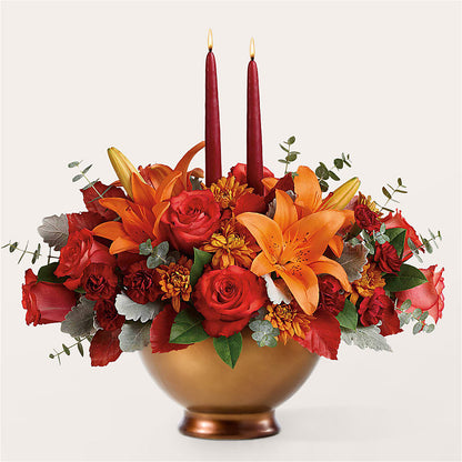 Fruits of Fall Centerpiece –  Garden Of Eden Florist Inc, Coplay PA