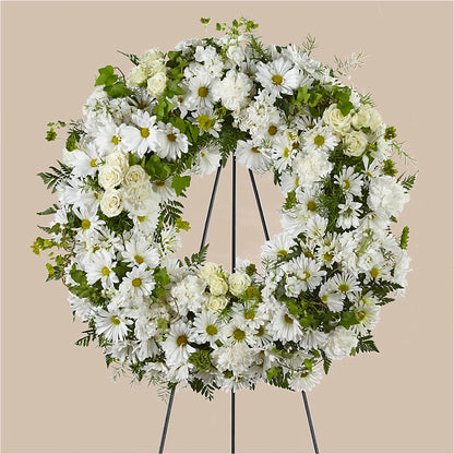 Faithful Wishes Wreath –  Garden Of Eden Florist Inc, Coplay PA