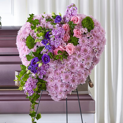 Treasured Love Standing Heart –  Garden Of Eden Florist Inc, Coplay PA