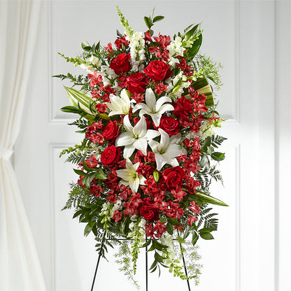 Everlasting Memory Standing Spray –  Garden Of Eden Florist Inc, Coplay PA